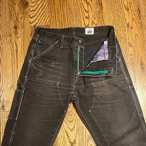 Left Field NYC Brown Duck Canvas Chino Size 33